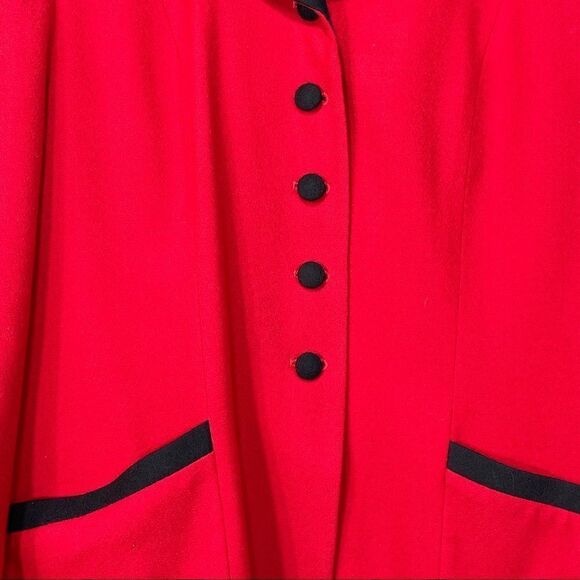 Pendleton Vinyage Red Wool Button Down Suit Blazer - Picture 3 of 11